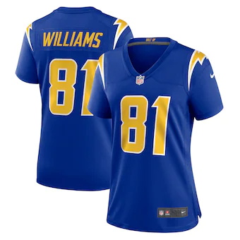 womens nike mike williams royal los angeles chargers game j
